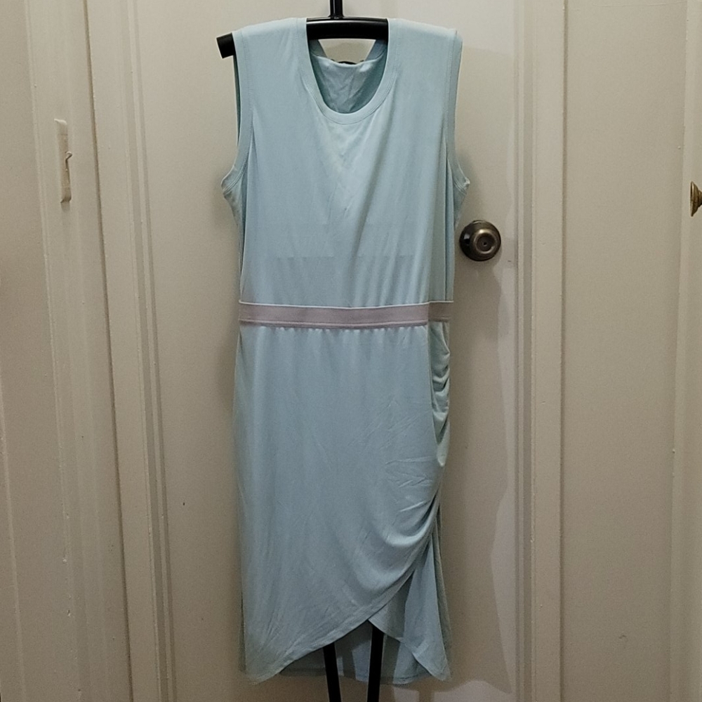BCBG sleeveless baby blue dress